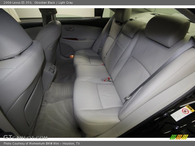 Obsidian Black / Light Gray 2009 Lexus ES 350