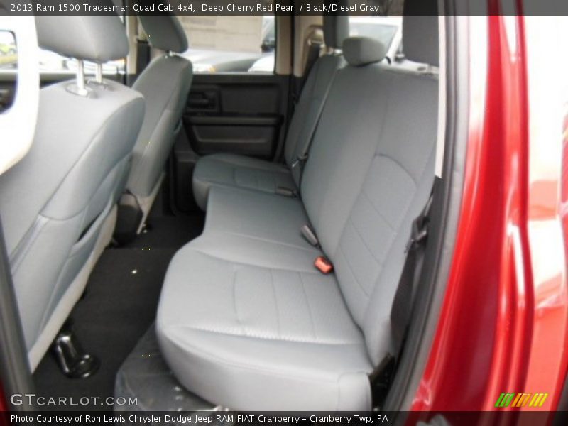 Deep Cherry Red Pearl / Black/Diesel Gray 2013 Ram 1500 Tradesman Quad Cab 4x4