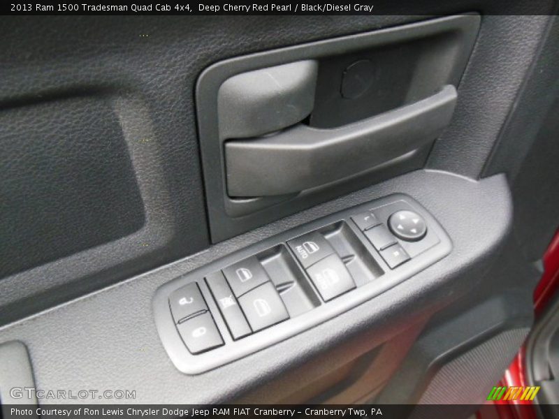 Deep Cherry Red Pearl / Black/Diesel Gray 2013 Ram 1500 Tradesman Quad Cab 4x4