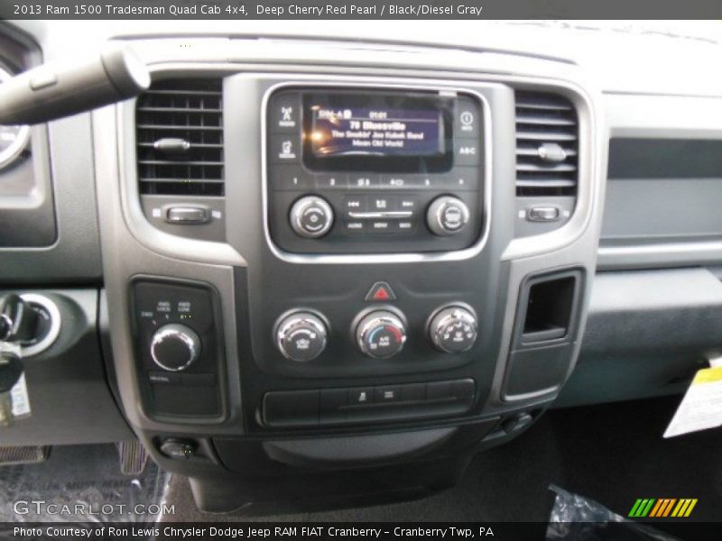 Deep Cherry Red Pearl / Black/Diesel Gray 2013 Ram 1500 Tradesman Quad Cab 4x4