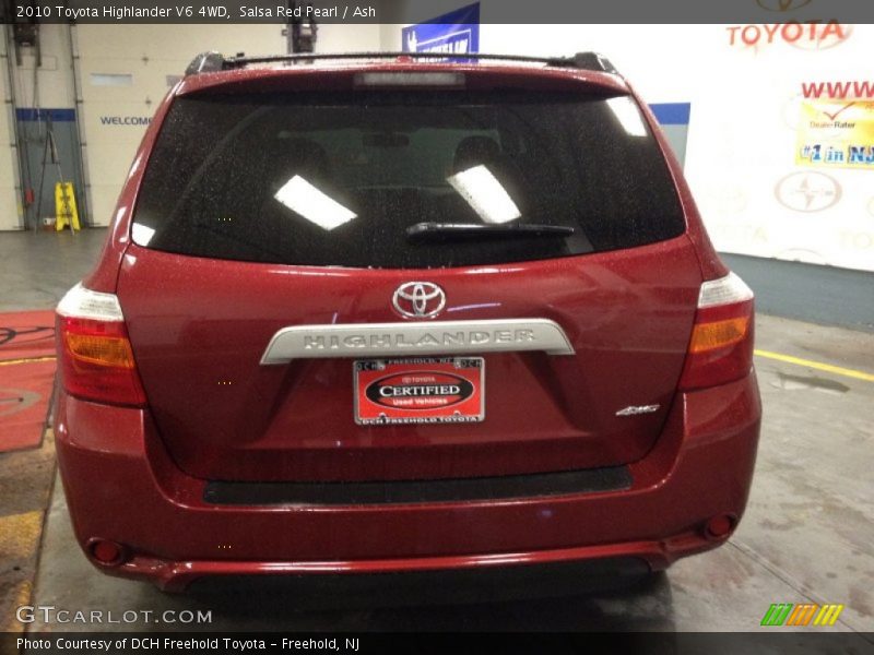 Salsa Red Pearl / Ash 2010 Toyota Highlander V6 4WD