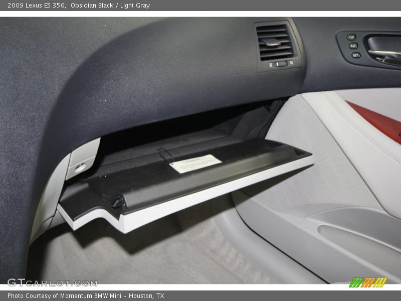 Obsidian Black / Light Gray 2009 Lexus ES 350