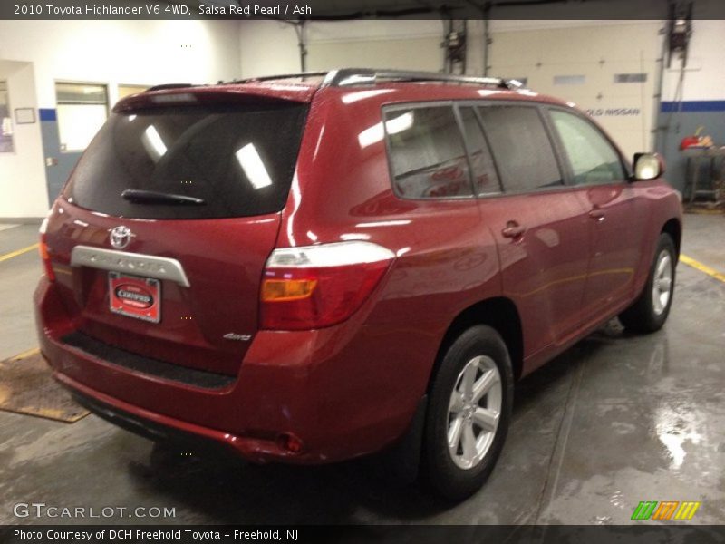 Salsa Red Pearl / Ash 2010 Toyota Highlander V6 4WD