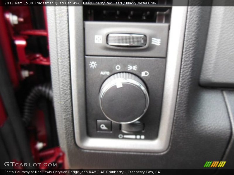 Deep Cherry Red Pearl / Black/Diesel Gray 2013 Ram 1500 Tradesman Quad Cab 4x4