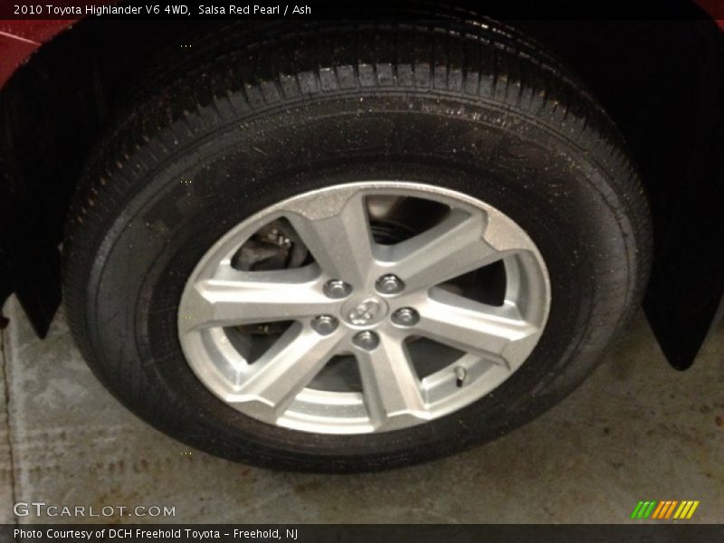 Salsa Red Pearl / Ash 2010 Toyota Highlander V6 4WD