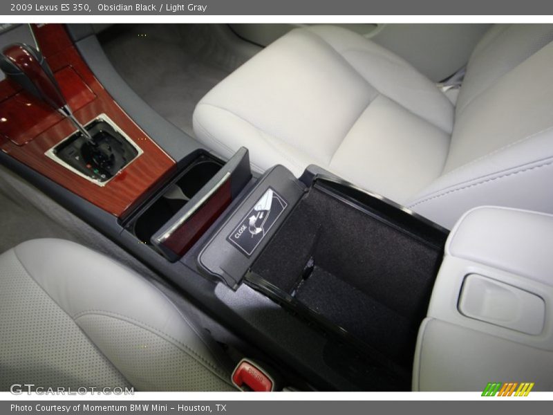 Obsidian Black / Light Gray 2009 Lexus ES 350