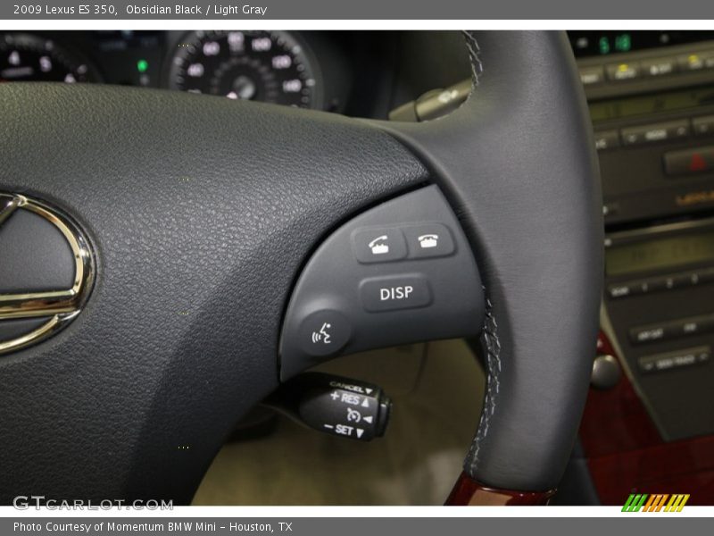 Obsidian Black / Light Gray 2009 Lexus ES 350