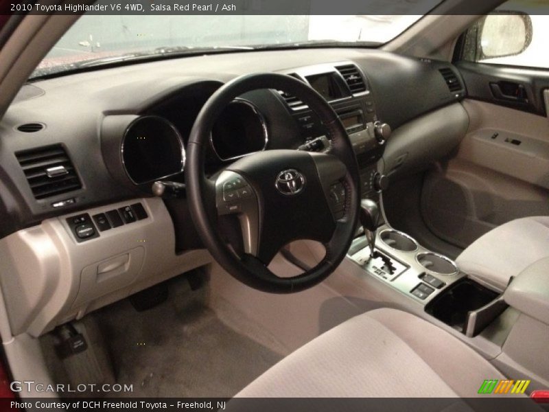Salsa Red Pearl / Ash 2010 Toyota Highlander V6 4WD