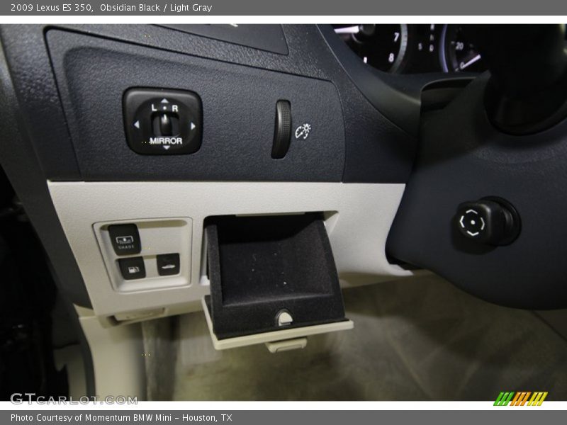 Obsidian Black / Light Gray 2009 Lexus ES 350