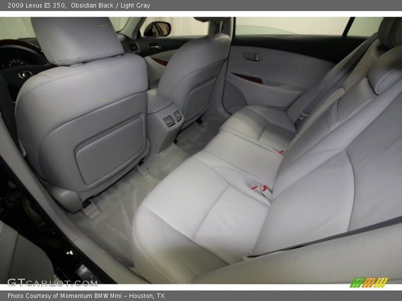 Obsidian Black / Light Gray 2009 Lexus ES 350