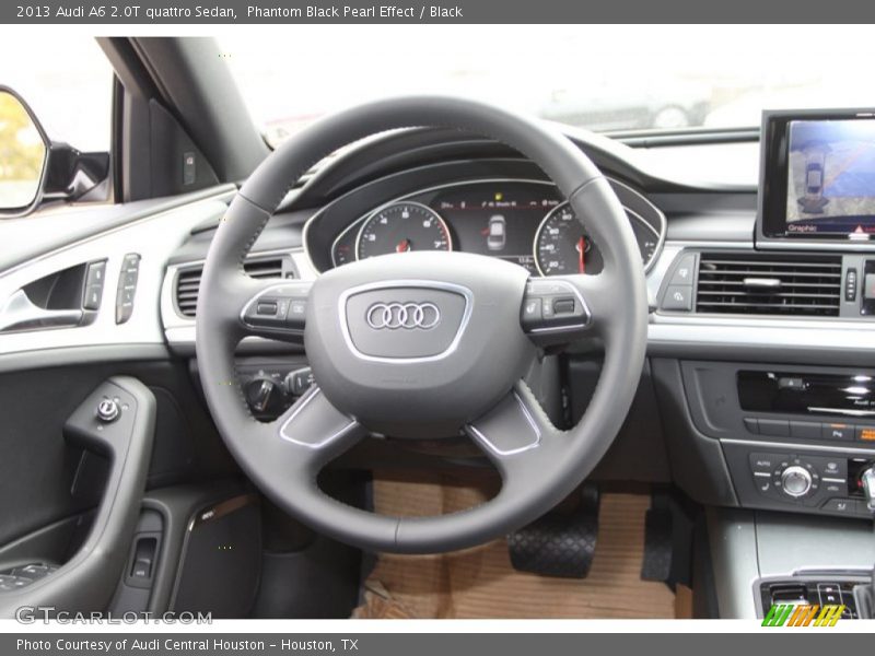 Phantom Black Pearl Effect / Black 2013 Audi A6 2.0T quattro Sedan