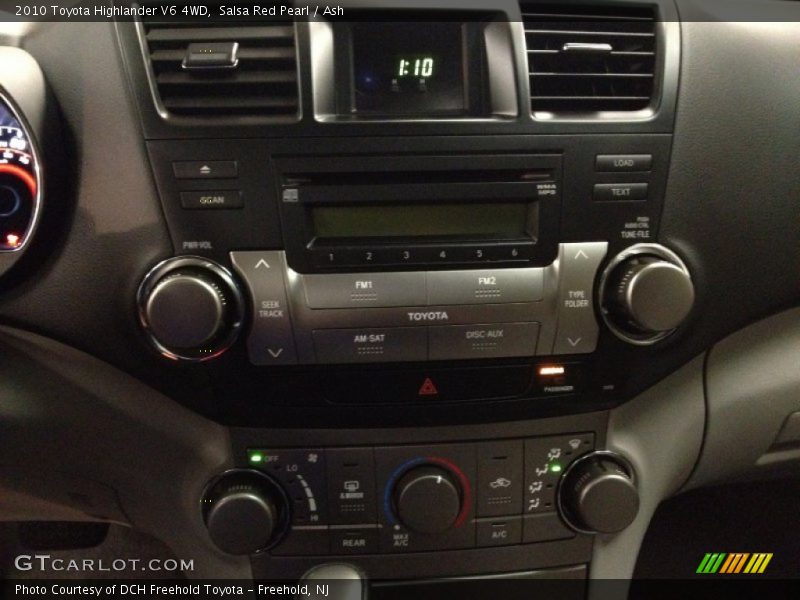 Salsa Red Pearl / Ash 2010 Toyota Highlander V6 4WD