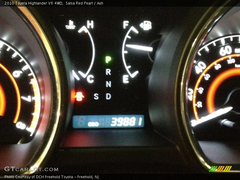 Salsa Red Pearl / Ash 2010 Toyota Highlander V6 4WD