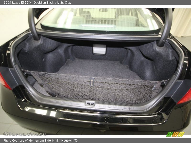 Obsidian Black / Light Gray 2009 Lexus ES 350