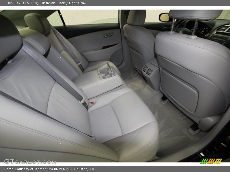 Obsidian Black / Light Gray 2009 Lexus ES 350