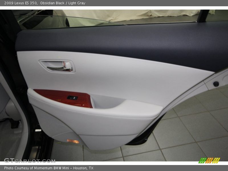 Obsidian Black / Light Gray 2009 Lexus ES 350