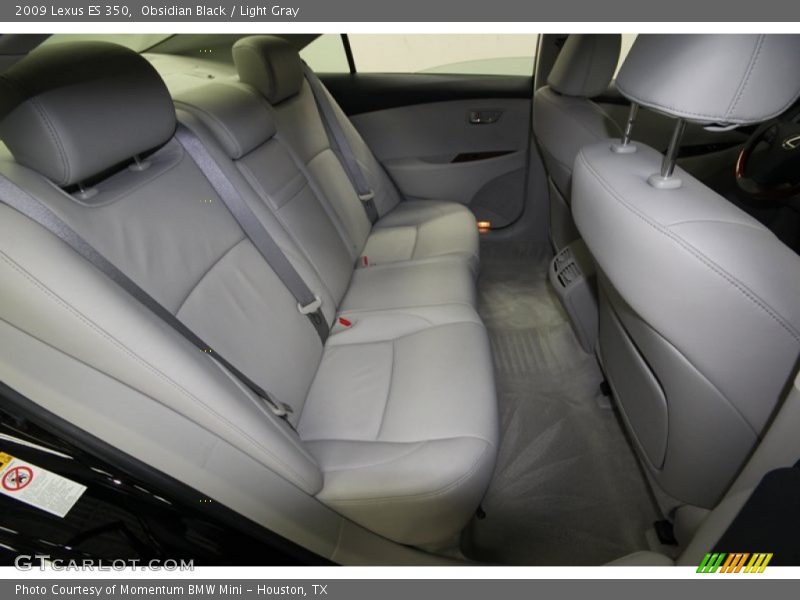 Obsidian Black / Light Gray 2009 Lexus ES 350