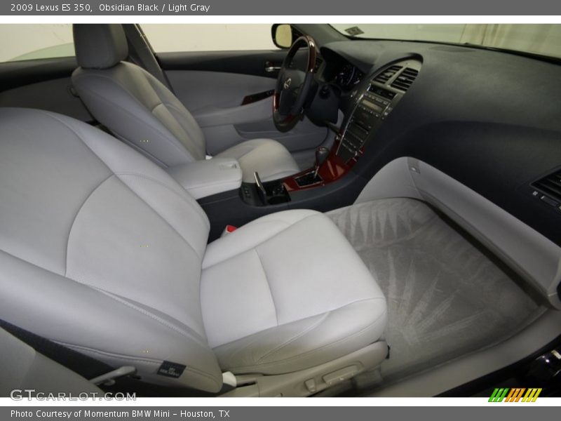 Obsidian Black / Light Gray 2009 Lexus ES 350