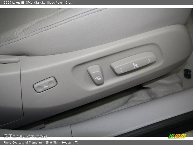 Obsidian Black / Light Gray 2009 Lexus ES 350