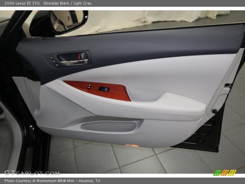 Obsidian Black / Light Gray 2009 Lexus ES 350