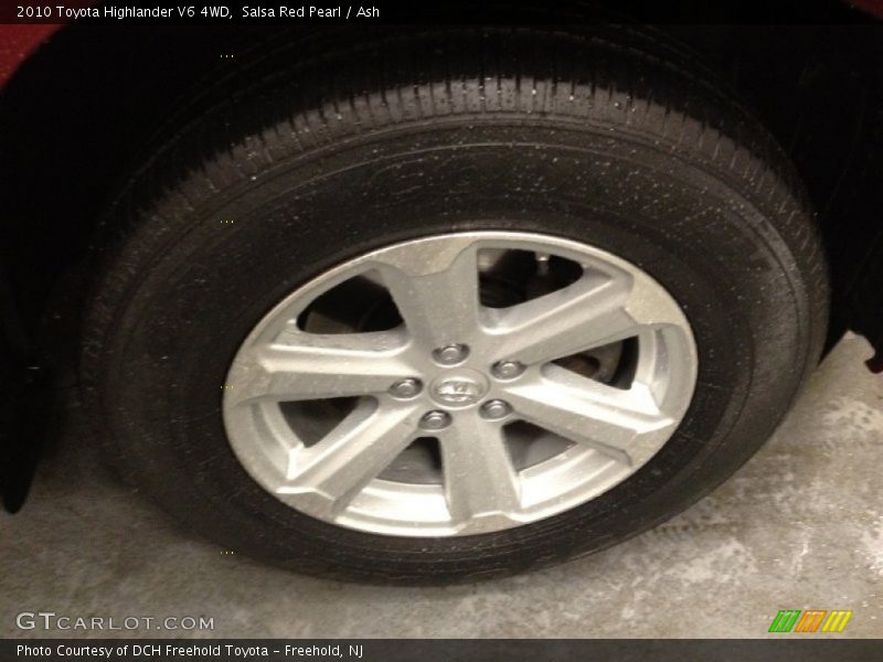 Salsa Red Pearl / Ash 2010 Toyota Highlander V6 4WD
