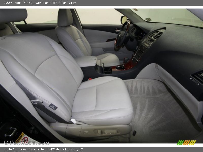 Obsidian Black / Light Gray 2009 Lexus ES 350