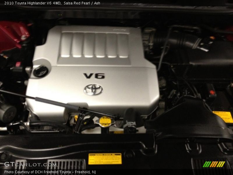 Salsa Red Pearl / Ash 2010 Toyota Highlander V6 4WD