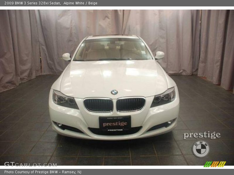 Alpine White / Beige 2009 BMW 3 Series 328xi Sedan