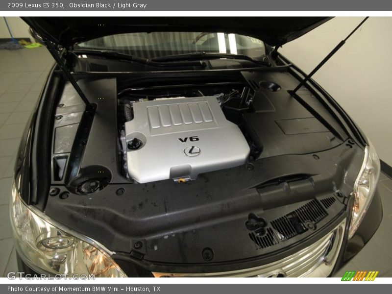Obsidian Black / Light Gray 2009 Lexus ES 350