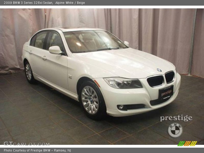 Alpine White / Beige 2009 BMW 3 Series 328xi Sedan