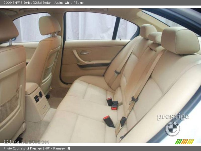 Alpine White / Beige 2009 BMW 3 Series 328xi Sedan