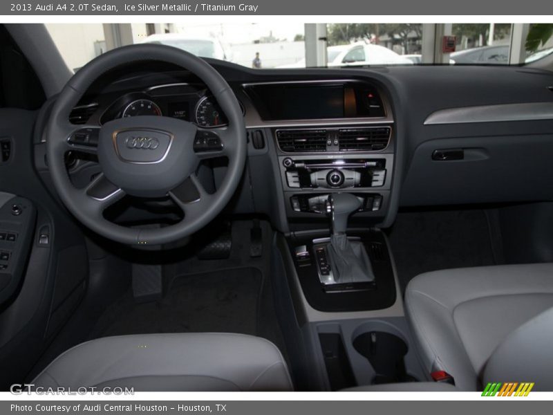 Ice Silver Metallic / Titanium Gray 2013 Audi A4 2.0T Sedan