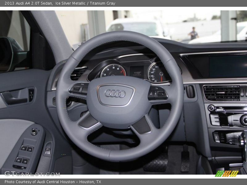 Ice Silver Metallic / Titanium Gray 2013 Audi A4 2.0T Sedan