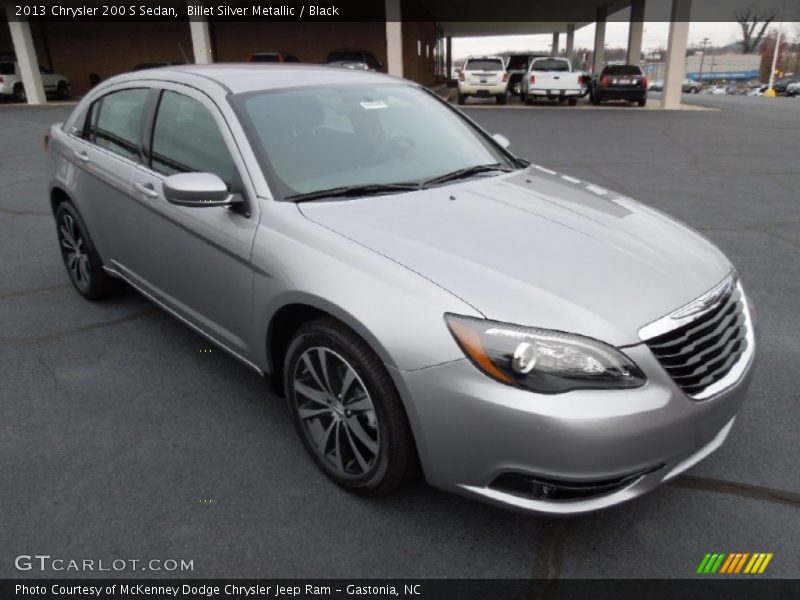 Billet Silver Metallic / Black 2013 Chrysler 200 S Sedan