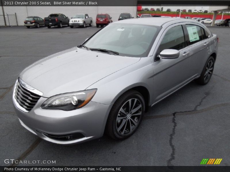 Billet Silver Metallic / Black 2013 Chrysler 200 S Sedan