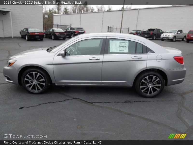 Billet Silver Metallic / Black 2013 Chrysler 200 S Sedan