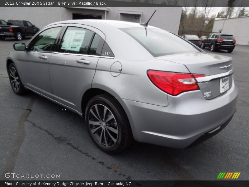 Billet Silver Metallic / Black 2013 Chrysler 200 S Sedan
