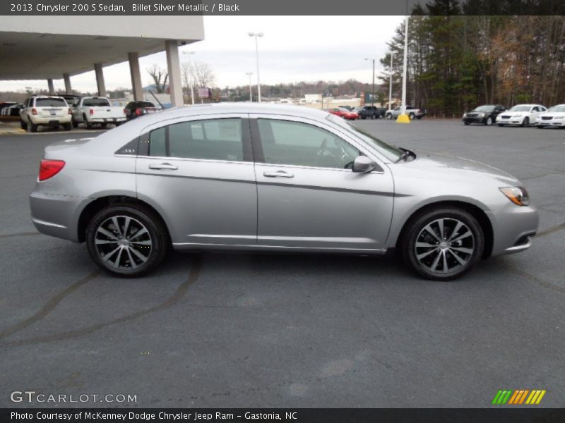 Billet Silver Metallic / Black 2013 Chrysler 200 S Sedan