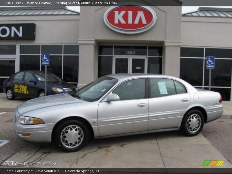 Sterling Silver Metallic / Medium Gray 2001 Buick LeSabre Limited