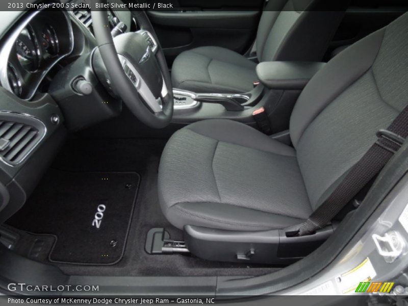 Billet Silver Metallic / Black 2013 Chrysler 200 S Sedan