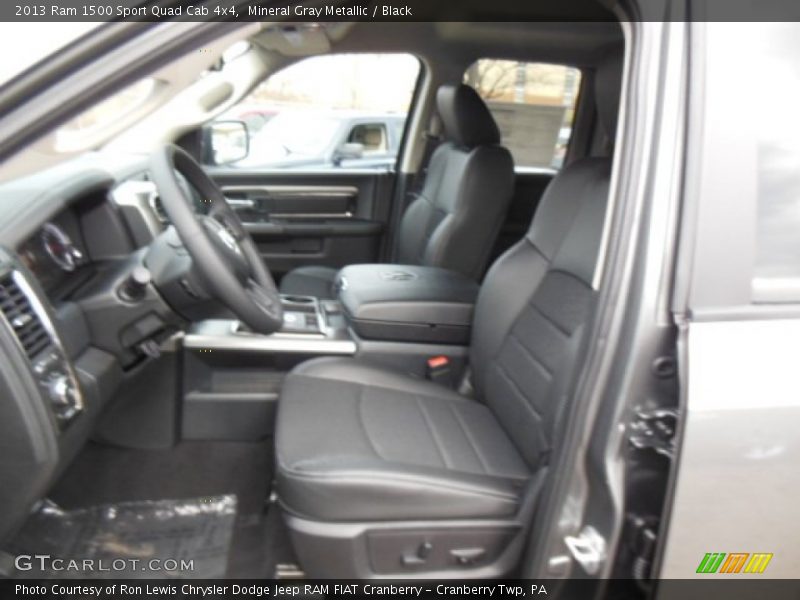 Mineral Gray Metallic / Black 2013 Ram 1500 Sport Quad Cab 4x4
