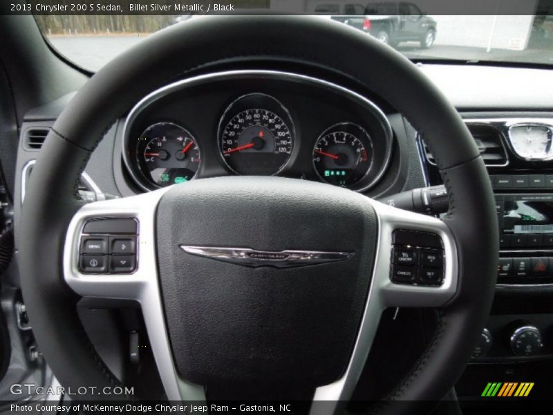 Billet Silver Metallic / Black 2013 Chrysler 200 S Sedan