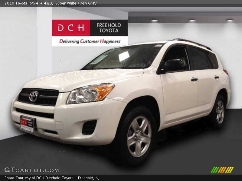 Super White / Ash Gray 2010 Toyota RAV4 I4 4WD
