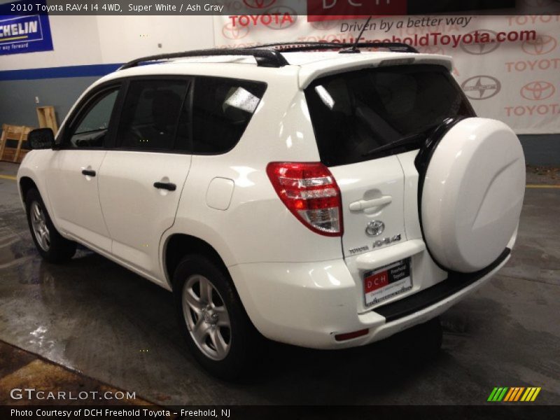 Super White / Ash Gray 2010 Toyota RAV4 I4 4WD
