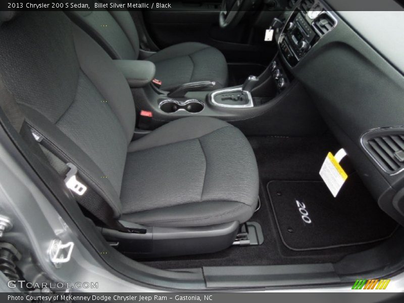 Billet Silver Metallic / Black 2013 Chrysler 200 S Sedan