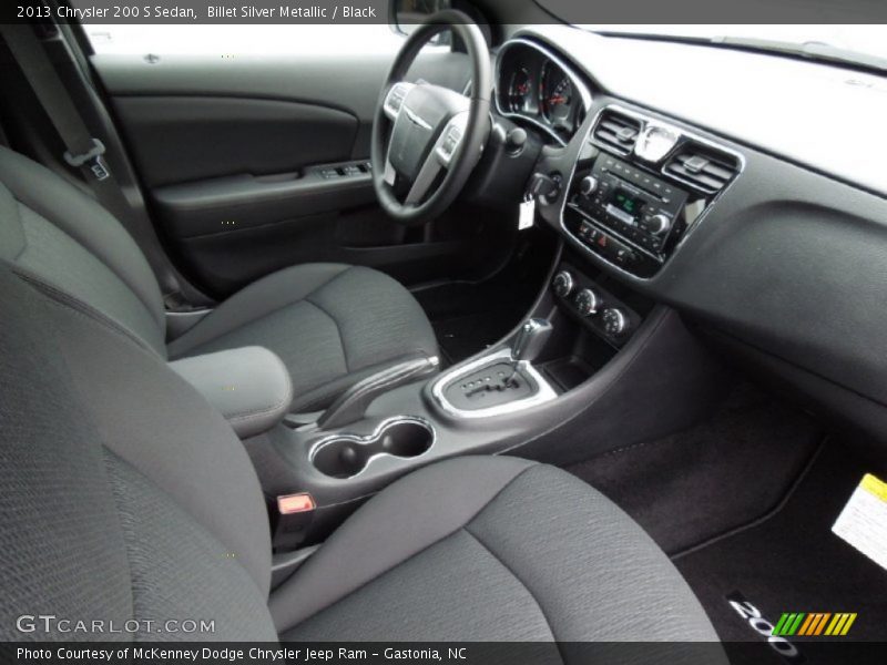 Billet Silver Metallic / Black 2013 Chrysler 200 S Sedan