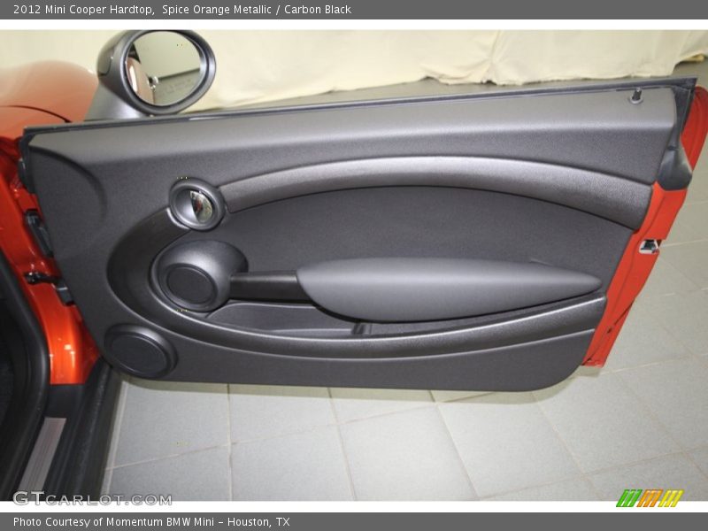 Spice Orange Metallic / Carbon Black 2012 Mini Cooper Hardtop
