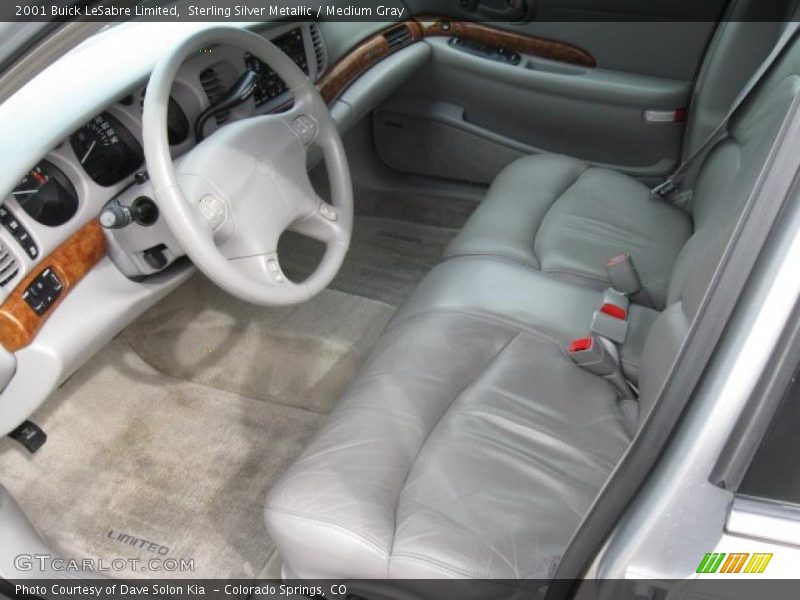 Sterling Silver Metallic / Medium Gray 2001 Buick LeSabre Limited
