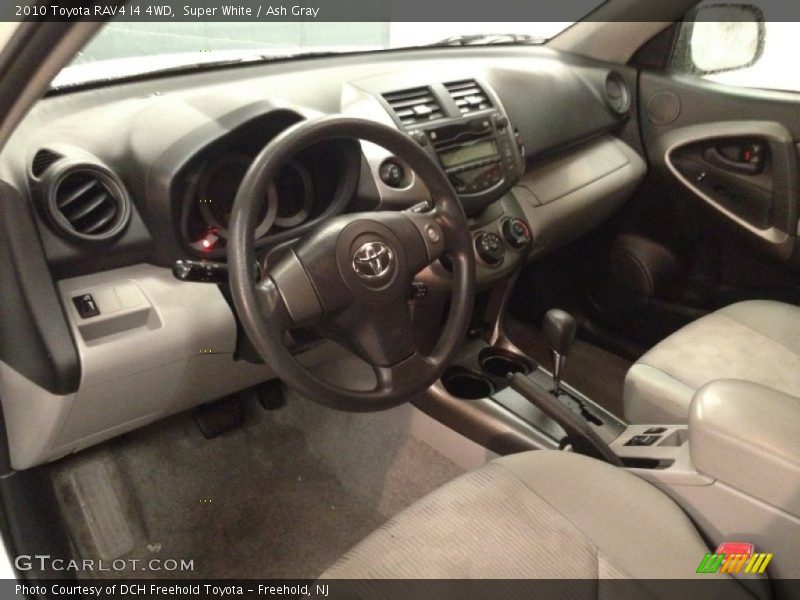 Super White / Ash Gray 2010 Toyota RAV4 I4 4WD
