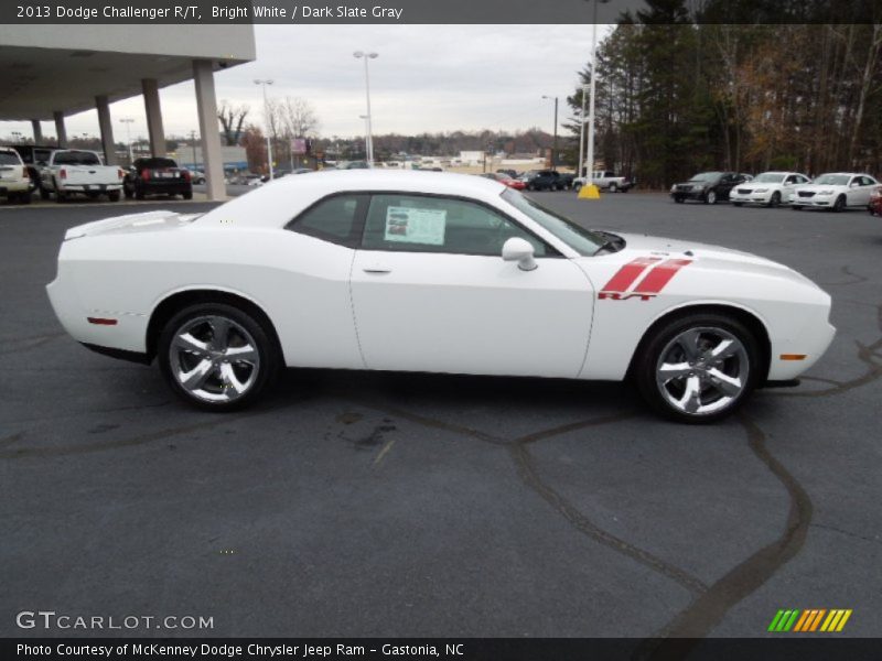 Bright White / Dark Slate Gray 2013 Dodge Challenger R/T
